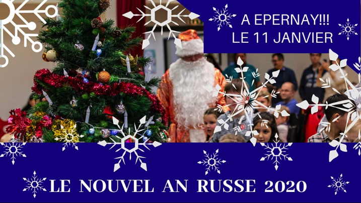 Illustration. Épernay. Nouvel An Russe 2020. 2020-01-11